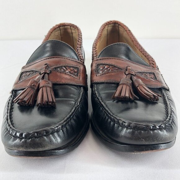 Allen Edmonds Black And Brown Maxfield Loafers Dress Shoes Size 10 D main image 8